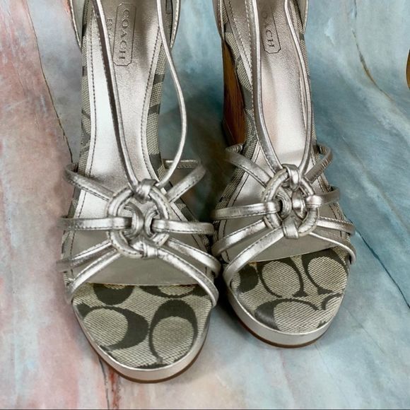 EUC Coach Joslin Wedge Sandal NICE!! - Picture 6 of 16